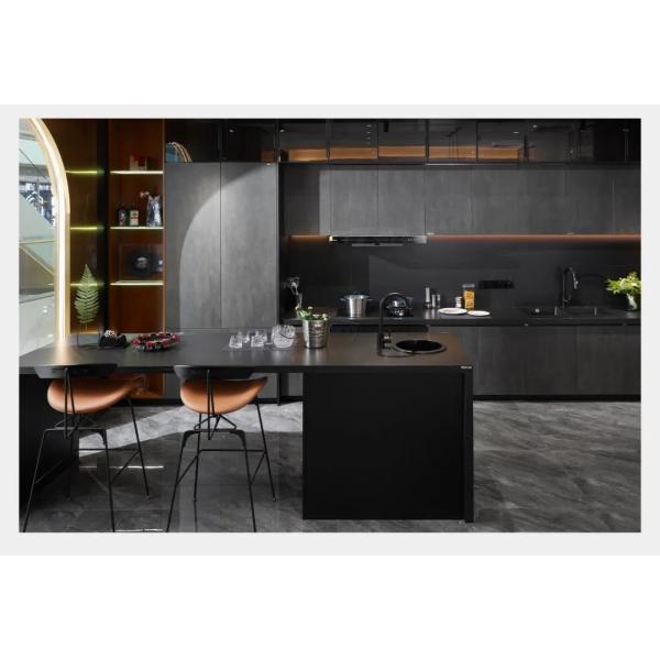 Veneer Finished Kitchen Cabinets for Top and Melamine Board Carcase Material from YALIG