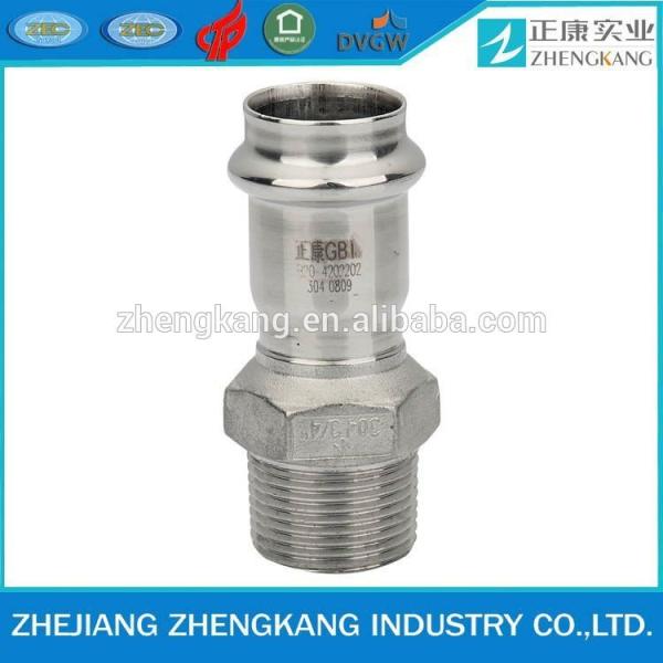 Pipeline Inox Press Fittings Carbon Steel Press Fittings Zinc Plated Rustproof