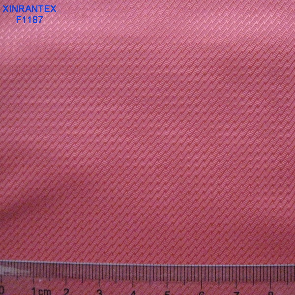 F1187 100%polyester taffeta dobby jacquard garment lining 64GSM 150CM