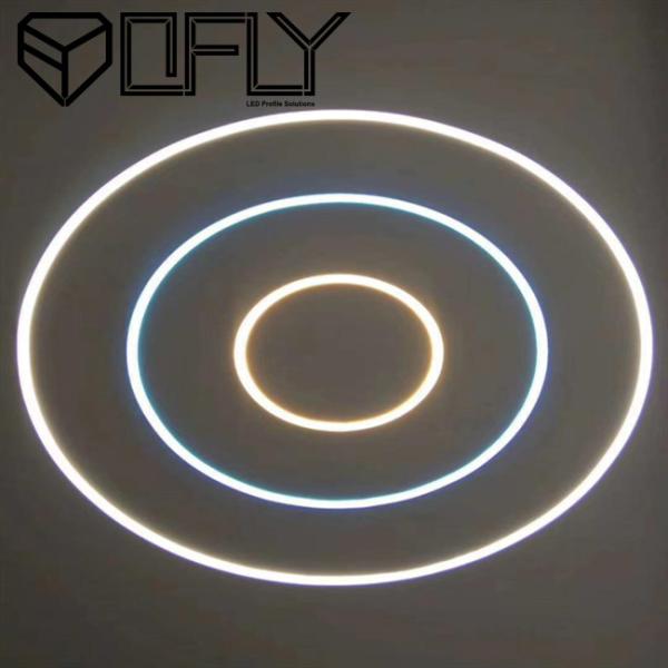 O tubo de néon flexível 12*12mm do diodo emissor de luz Flex Rope Light Rubber Silicone personalizou
