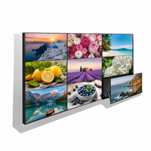 55 Inch 0.88mm 1.7mm LCD Video Wall Splicing Screen 4K HD  Interface DP Daisy Chain Commercial CCTV Security Monitor Factory