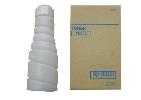 TN114 2 Pack of Toner Cartridges Konica Minolta Toner 22000 Pages