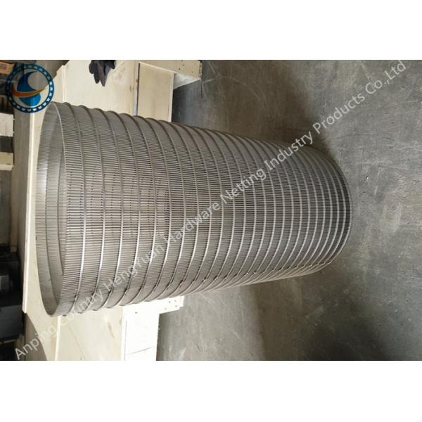 Slotted Wedge Wire Screen Panels Formed Reverse Self - Clean Filter