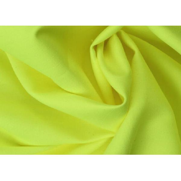 EN20471 55% Cotton 45% Polyester HI VIS Fluorescent Fabric For Workwear