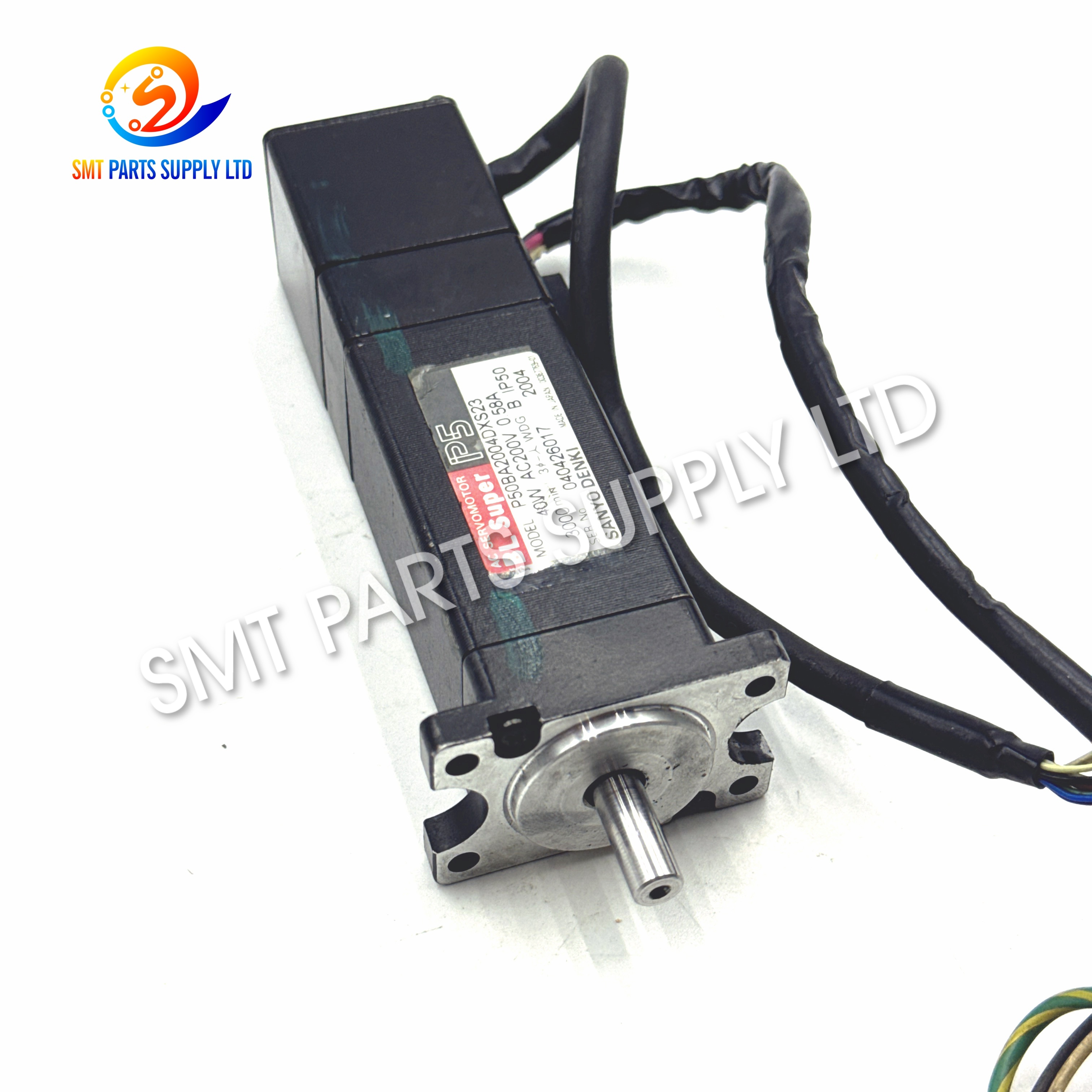 SANYO P50BA2004DXS23 Z-Axis Servo Motor for I-PULSE M1/M2/M4S Pick and Place Machines