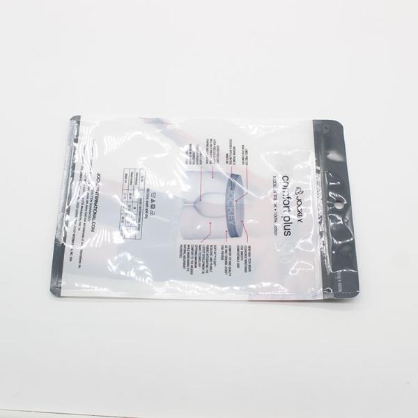 Bolsa de papel con cremallera ecológica Bolsa de embalaje de ropa interior