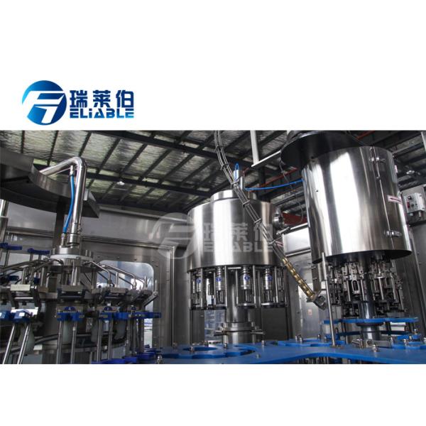 Automatic Glass Bottle Washing Filling Capping Equipment Treated Mineral / Pure Water