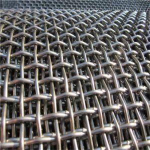 Mn65 Vibrating Screen 2 3 4 6 8 10 Mesh 8mm 9.5mm Stainless Steel Crimped Wire Mesh for Quarry Mining