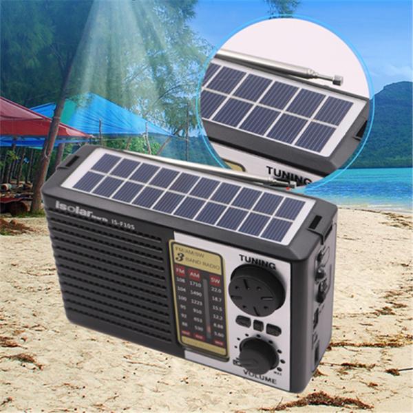 Outdoor Solar Camping Radio Multifunctional AM FM SW Usb Radio With Bright Torch BT Speaker