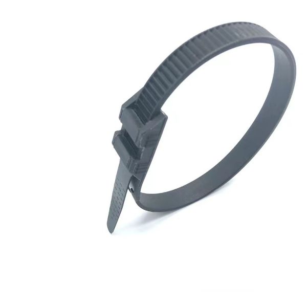 Eco Friendly Nylon Zip Ties Double Locking  Black 10 Inch 250mm Length
