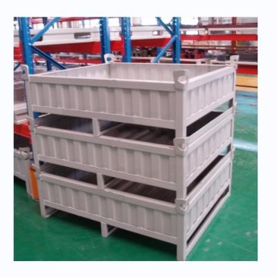 Q235 Metal Storage Container Industrial Custom Metal Stacking Storage Bins
