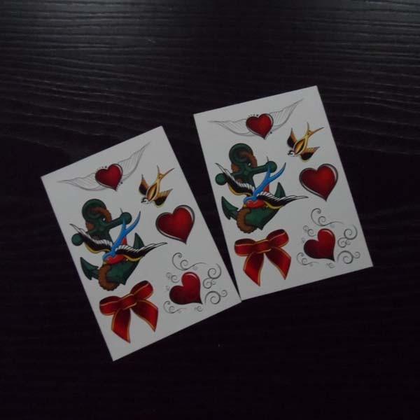 CMYK body fake custom flower temporary tattoo sticker fake tattoo