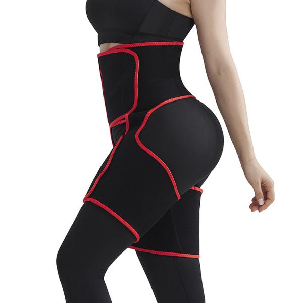 HEXIN 3 In 1 Waist Trimmer Style Waist and Thigh Trainer As Show Tummy Control Butt Lifter