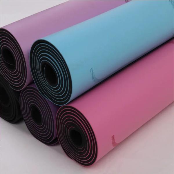 Leather yoga mat, PU+ Natural rubber yoga mat, customized pu yoga mat, large exercise mat, fitness mats wholesale