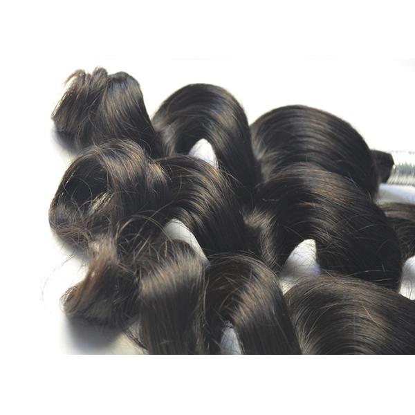 Soft Brazilian And Peruvian Virgin Hair / Peruvian Weave 10 Inch