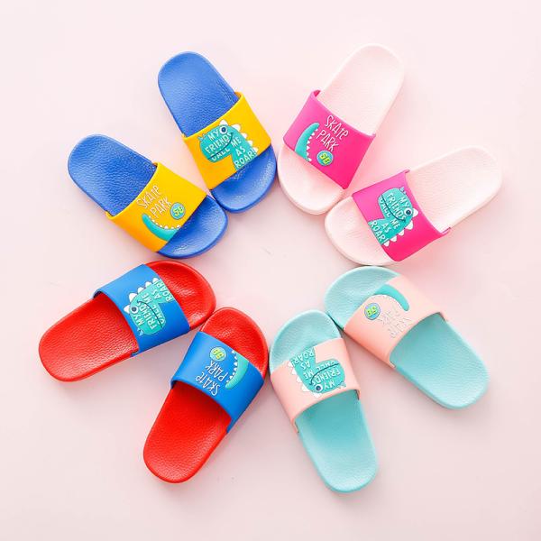 Eco Friendly PVC Kids Summer Sandals Indoor House Slippers Long Life Span