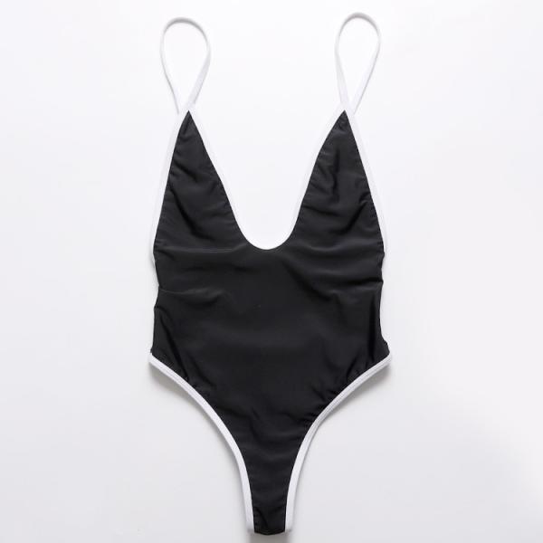 Tiered Layer Tie a Knot Front Top With Low waist Bikini swimsuit high cut