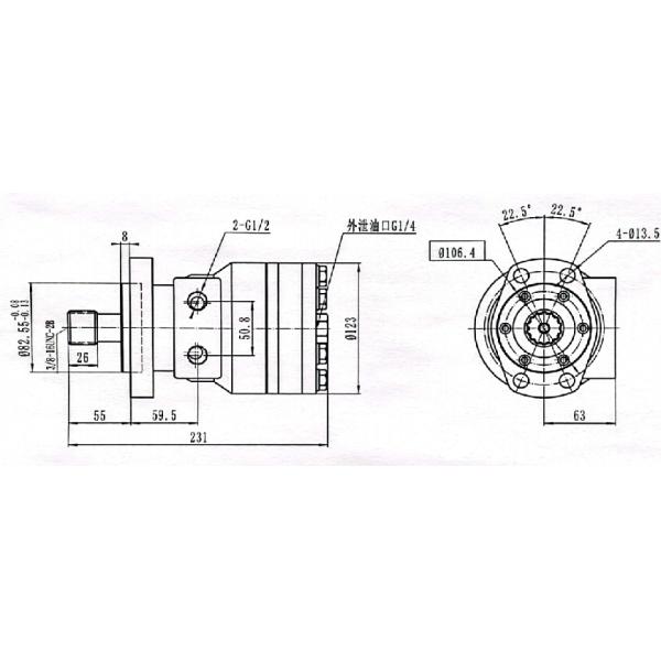 20MPa Hydraulic Excavator Swing Motor Parts Powerful For Industrial