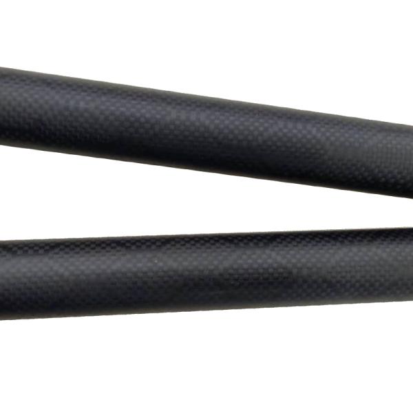 66% Content Carbon Fiber Tube with Knitted Weaving Hexagon Tubes Wide Application