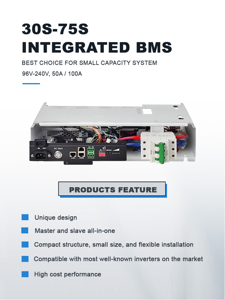 Высоковольтный BMS 70S224V 100A BMS Система управления батареями для небольших литийных батарей ESS UPS Сохранение солнечной энергии