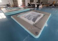 Piscina inflable del yate del PVC de la pared del mar doble 0.9m m de la tela
