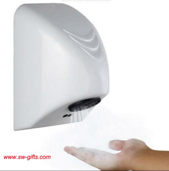 Household Toilet Hand Dryer Infrared Induction System For High Speed Dry Hand White Simpli