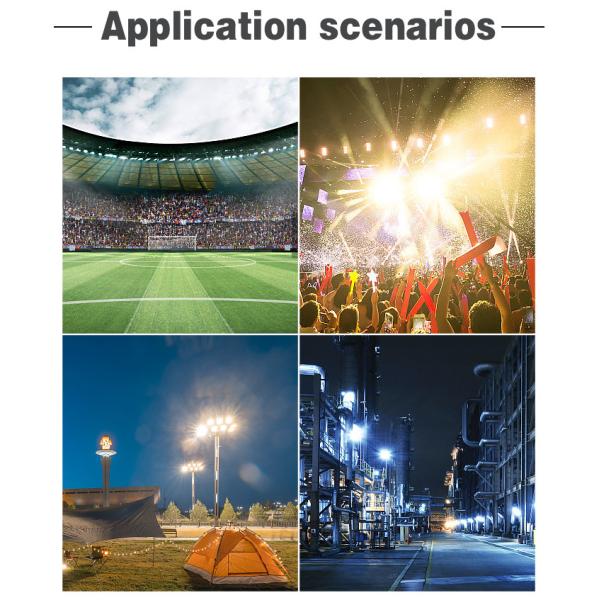 Стенный футбольный питч Теплый белый 200w светодиодный светодиодный свет 5054 SMD AC 600w 800w