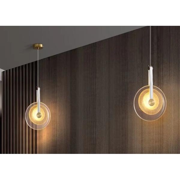 Modern Designer Lamp Decorative Indoor Round Glass Suspension Light Pendant Lamp