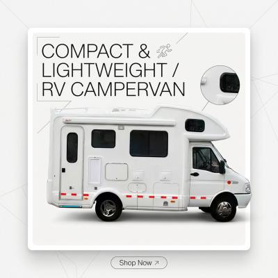 4 Persons  Van Camper Automatic Campervan RV Lightweight