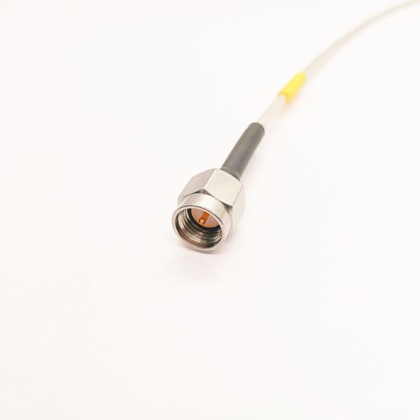 RF Cable Assembly SMA Male to Male with DC-18G Frequency Range Gold Plated Brass and Low VSWR ≤1.25
