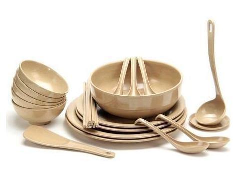 Novelty Design 100% Compostable Wheat Straws Cutlery Set for Eco-Friendly Dining