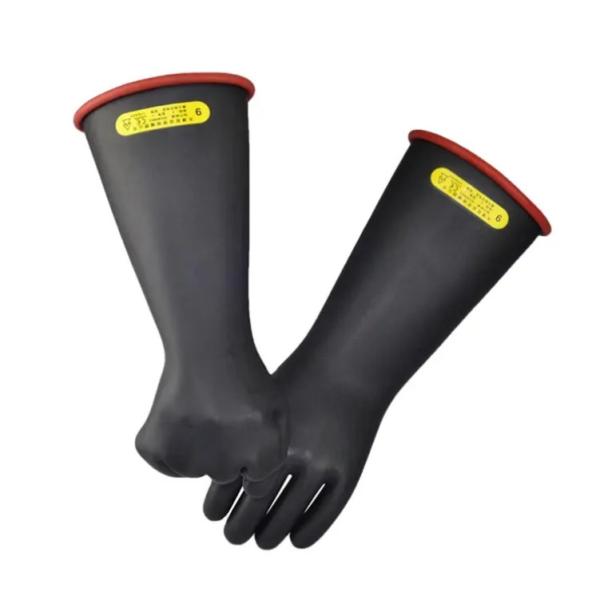 Hand Protection Dielectric Insulation Gloves Class 00 0 1 2 3 4 Rubber Electric Insulating Gloves for Electrician