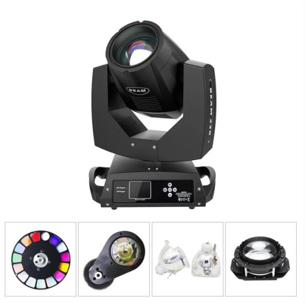 Auto CAD Layout Lighting Solutions Service 350W LED RGB Disco Stage Moving Head Light