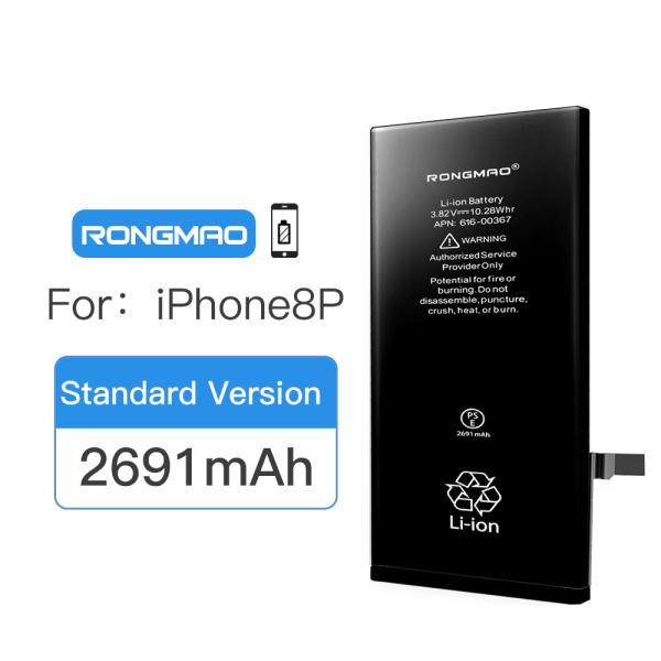 Zero Cycle internal replacement battery for iphone battery, 2691mAh full capacity li-ion for iphone 8 plus battery