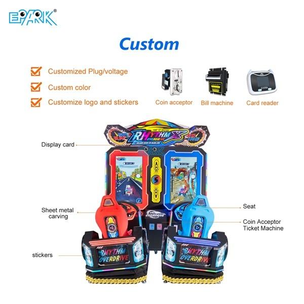 Coin Operated Arcade Video Game Driving Simulator Dynamic Racing Game Machine for Game Center