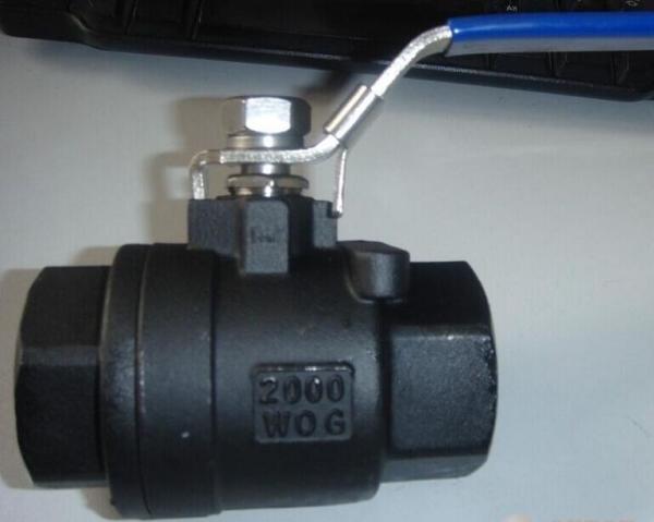 2-pc Carbon steel ball valves CF8M BSPT BSPP NPT Full port Manual 2000WOG A105