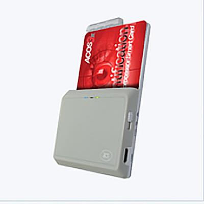 Poids du lecteur ACR3901U-S1 Atmel AT24C01 Chip Type 81g de NFC de BLE RFID