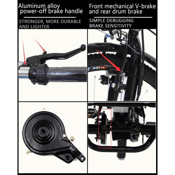24 дюйма Розовый многофункциональный взрослый трехколесный велосипед с съемным сиденьем пассажира