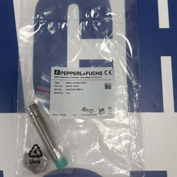 Pepperl+Fuchs NBN4-12GM50-A2-V1 | M12 PNP NO+NC Sensor, 4mm Range