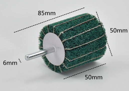Green Shaft Grinding Flap Wheel Discs 20mm 25mm 30mm 40mm 50mm 60mm 80mm 100mm