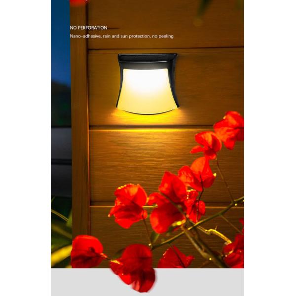 ABS Solar Light For Garden 1- Waterproof Outdoor Courtyard Fence Home Garden Decoration
