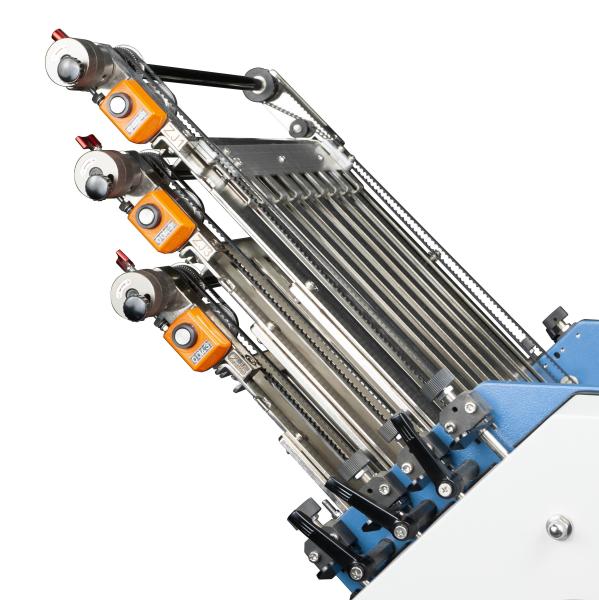 Máquina automática elétrica para dobrar folhetos de papel A4 Folha de papel para a indústria farmacêutica
