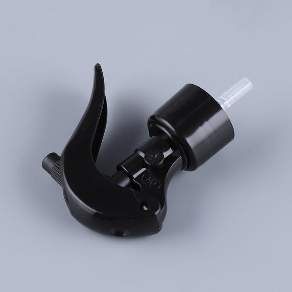 24mm 24/410 Trigger Sprayer Pump Black Plastic Mini Spray Head
