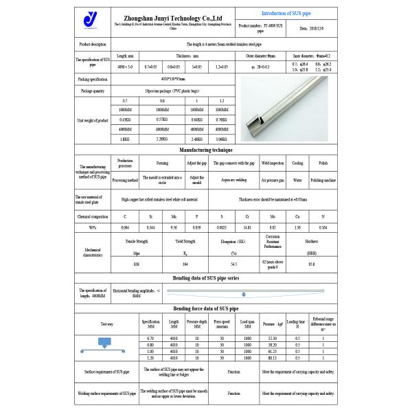 L4000mm 201 430 304 труб нержавеющей стали и Dia трубок 27.8mm