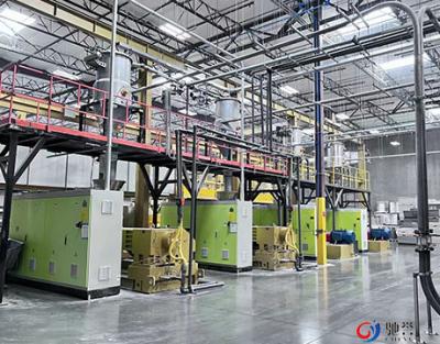 Saupoudrez le système de alimentation de transport pneumatique pour le mélange et la machine d'extrusion