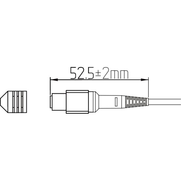 Соединитель волокна быстрый - MU/MTRJ/E2000/MPO - сборки кабеля оптического волокна от изготовителя Китая