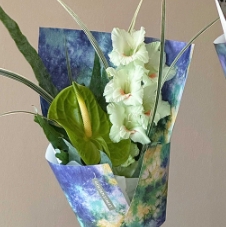 Waterproof Tie Dyeing Fenghua Paper Flower Packaging Paper