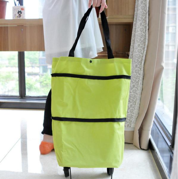 Laundry Utility Big Capacity Grocery Shopping Cart Lightweight Folding Waterproof Insulated Shopping Trolley