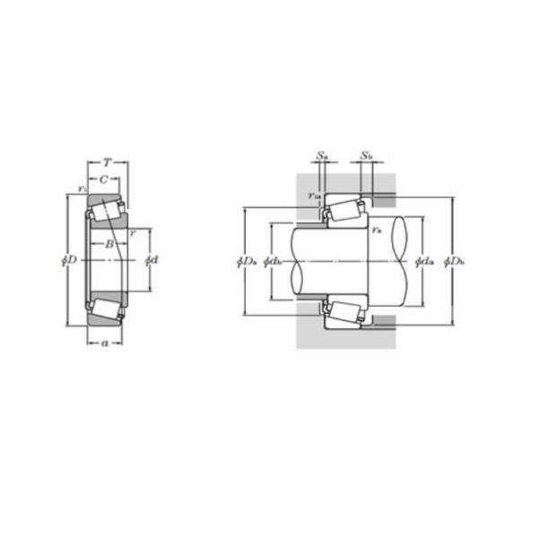 EE128110/128160CD Timken Tapered Roller Bearings For Air Compressor 280.192 X 406.4 X 149.225 MM