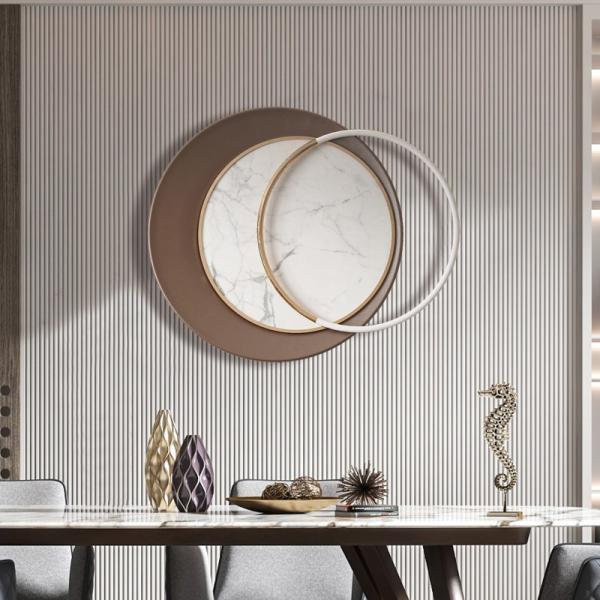 Minimalist Metal Wall Decorations Background Wall Dining Room Wall Lights